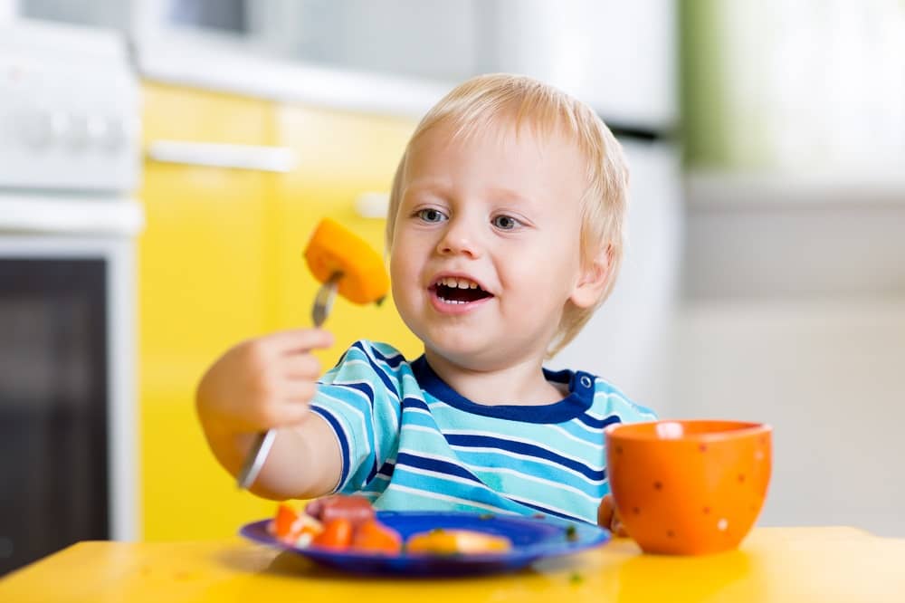 bébé végétarien